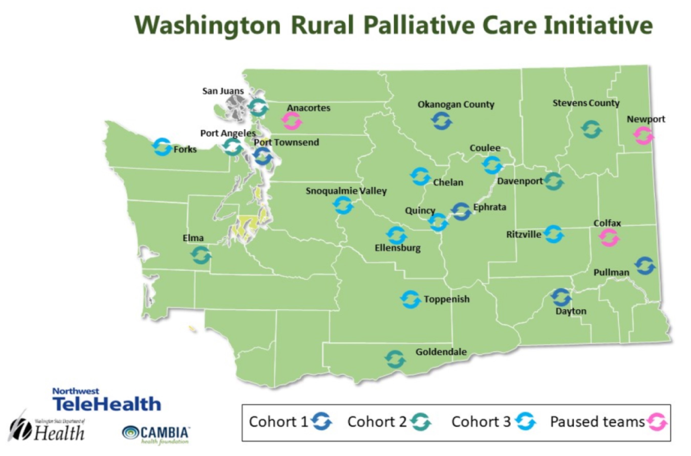 Washington Rural Palliative Care Initiative Community Map