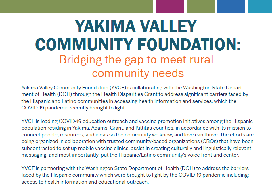 Photo of Yakima Valley Fact Sheet