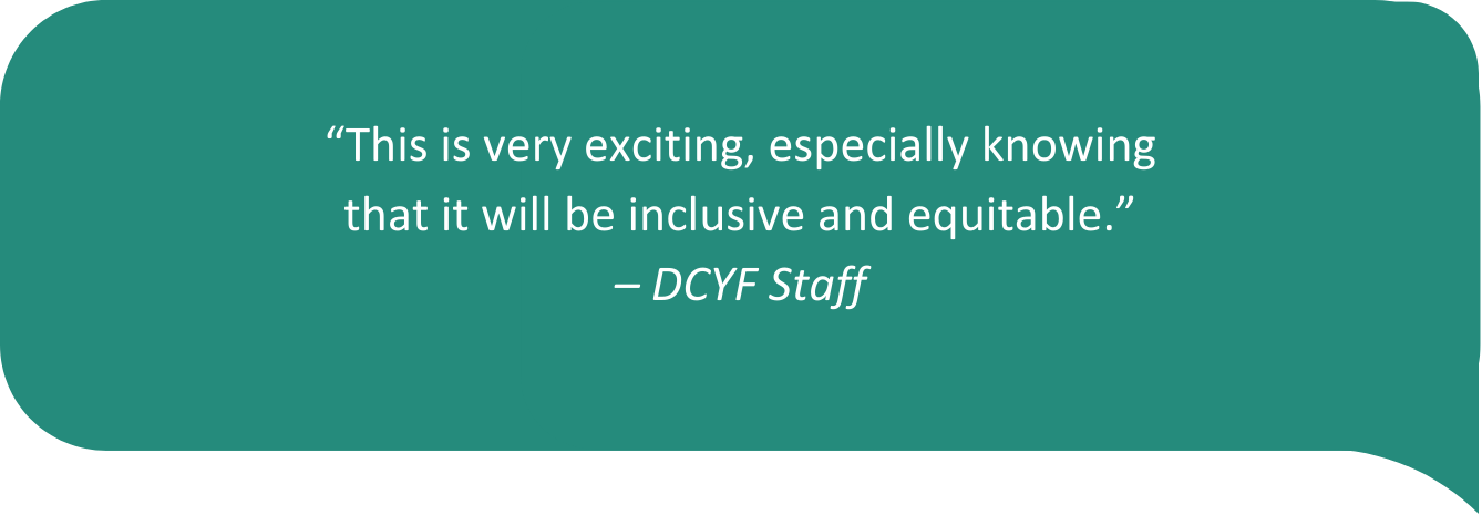 quote from DCYF staff