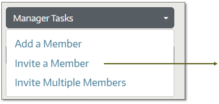 Screenshot of group membership function.