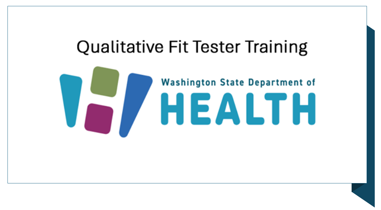 Starter screen for Qualitative Fit Test training