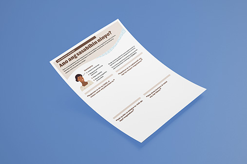 Mockup of work sheet.