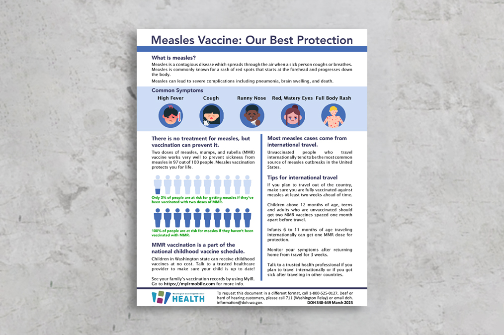 DOH Measles Vaccine best protection