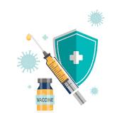 Vaccine Vial and Syringe