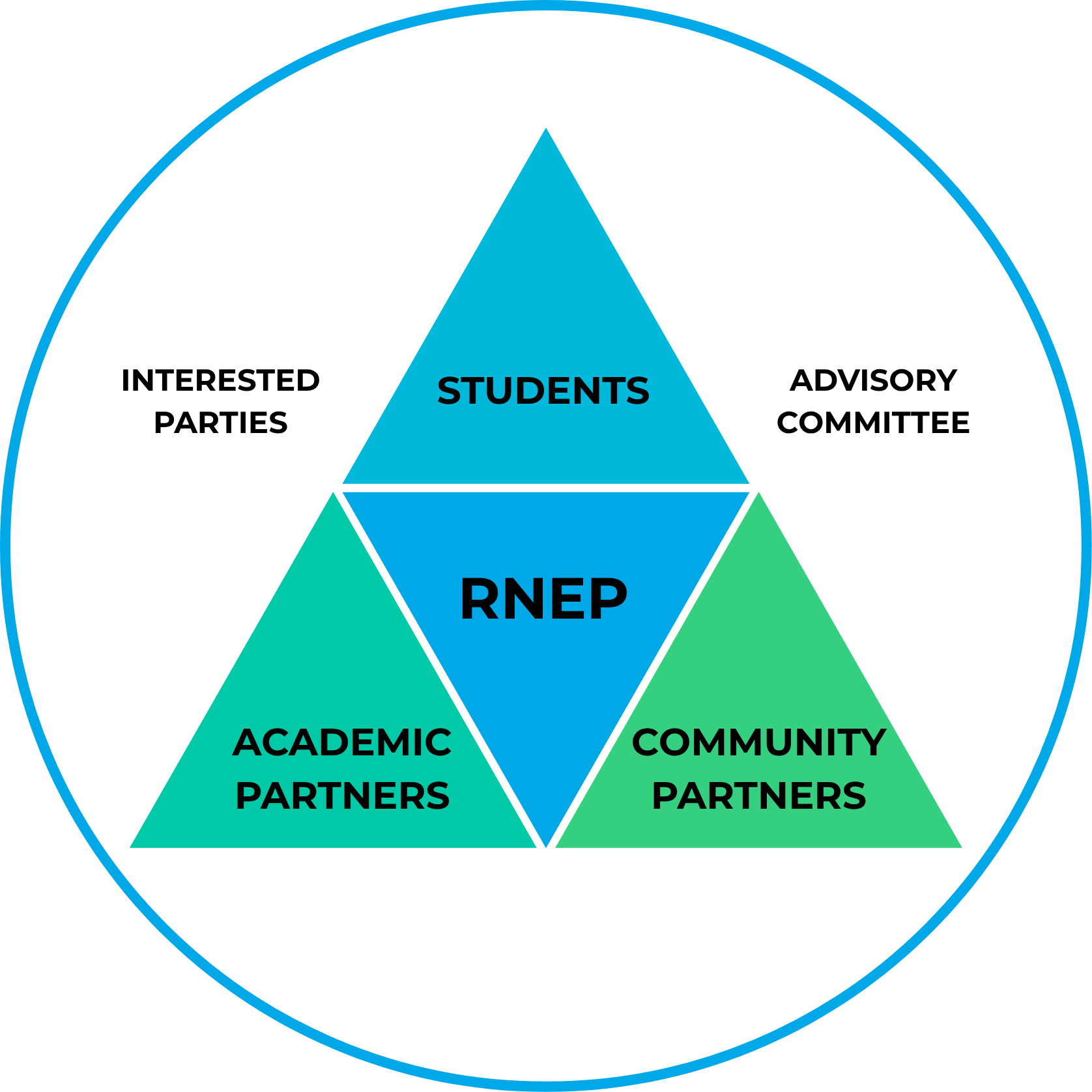 Graphic depicting RNEP framework