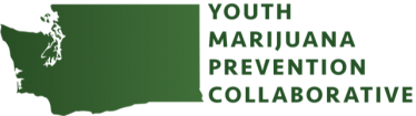 Stylized visual of the words Youth Marijuana Prevention Collaborative