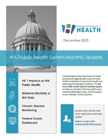 screenshot of newsletter cover.