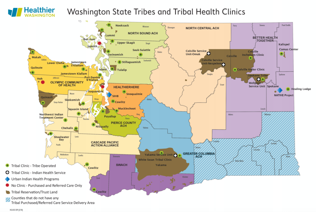 Washington State Tribes and Tribal Health Clinics