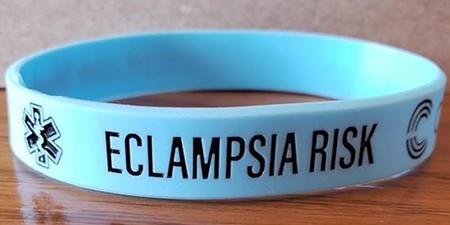 Preeclampsia Risk Blue Wrist Band