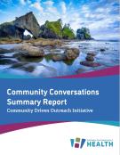 Community Conversations Summary Report cover.
